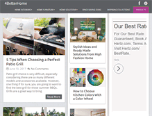 Tablet Screenshot of 4betterhome.com
